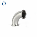 SANTHAI Sanitary SS304 SS316L Stainless Steel Dn25 Tri Clamp 90 degree Pipe Elbow